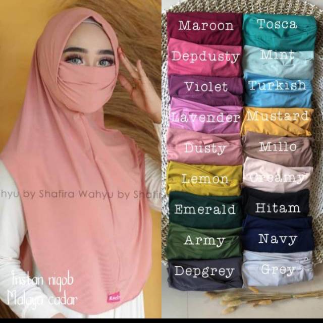 (COD)Hijab niqob/masker/HIJAB NIQOB SIRIA