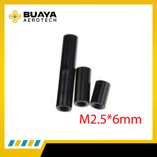 Spacer aluminium M2.5*6mm round long nut Standoff baut rc Aircraft