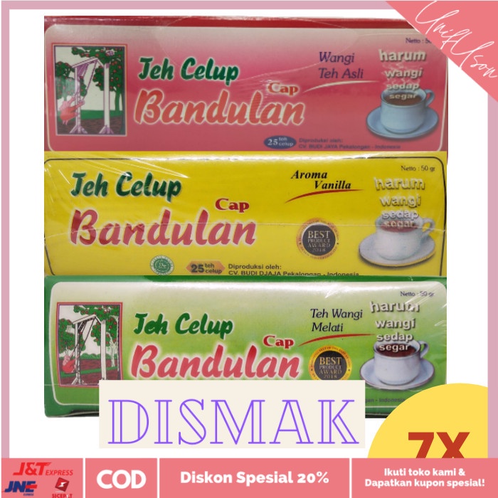 

⭐COD⭐ Teh Bandulan Celup 7 Pcs - Jasmine