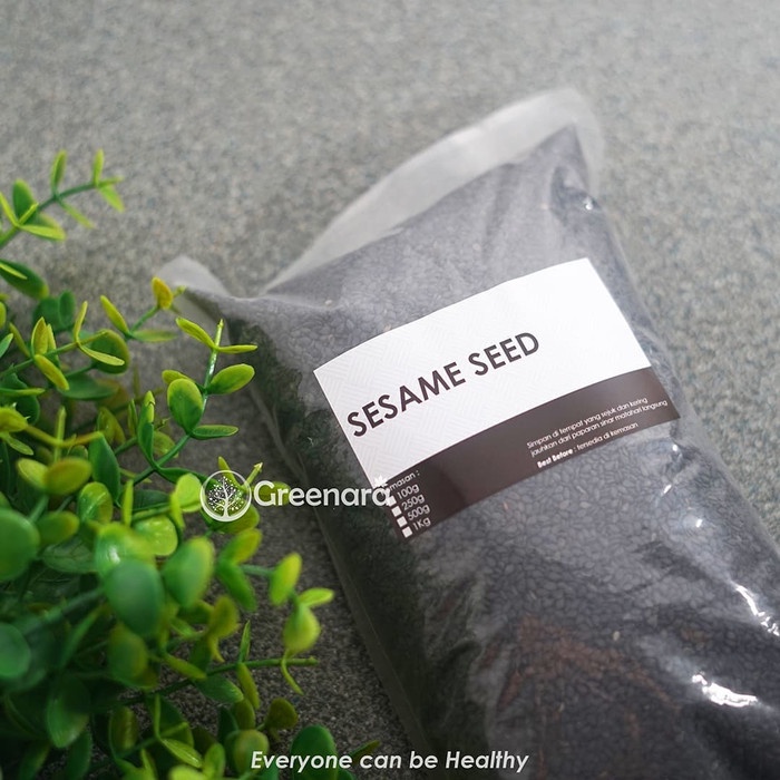 

Q12 Wijen Hitam / Black Sesame Seed 500Gr Dw51qs