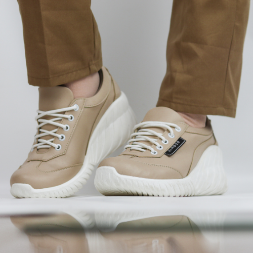 Sepatu Sneakers NEW  CHLOE CREAM Wanita sneaker terbaru produk local