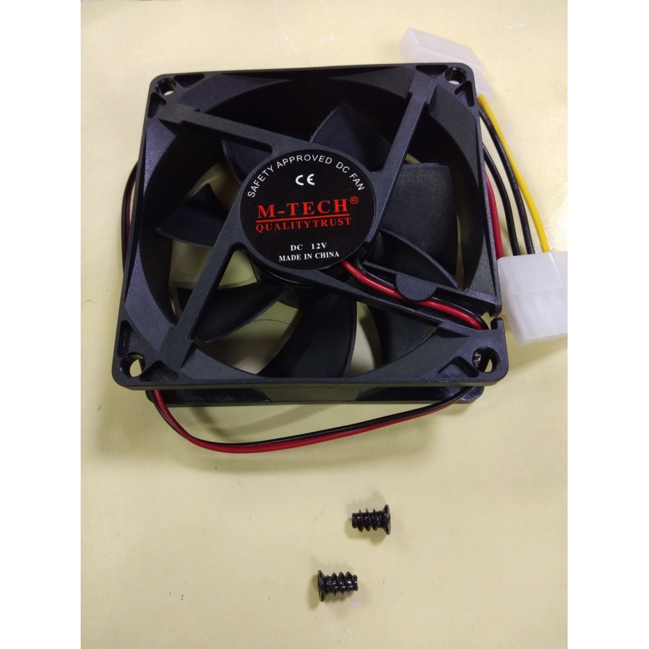 FAN CASING BLACK 8CM DAN 12CM + BAUT