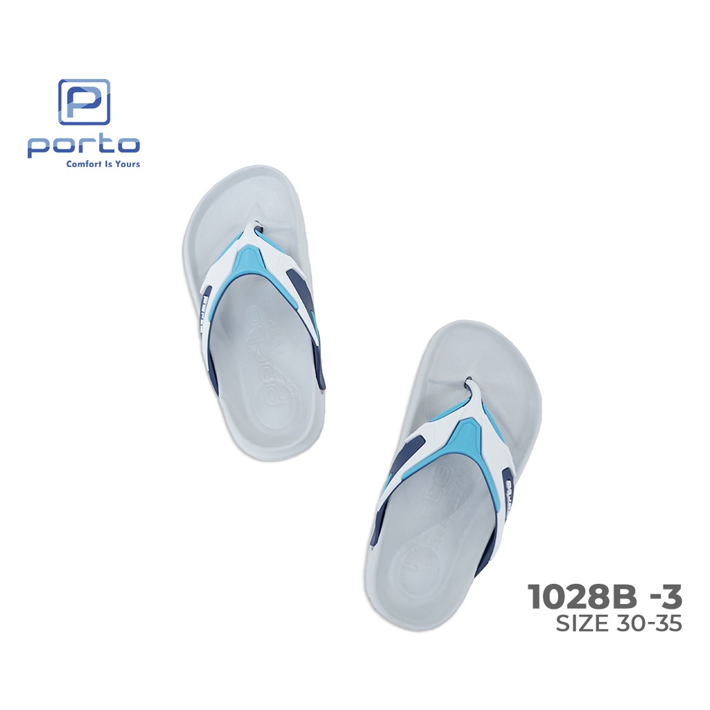 sogo PORTO 1028B-3 Sandal Jepit Casual Anak Laki-Laki Tanggung Terbaru