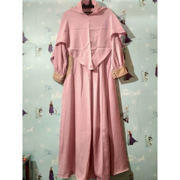 gamis set hijab sheika hijab Preloved
