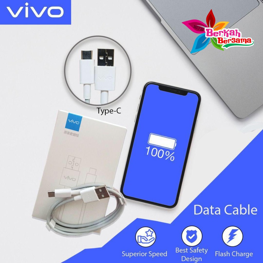 BM070 Kabel data Vivo fast Charging tipe c usb original v19 y20 y30 y50 X50pro X50 BB2868