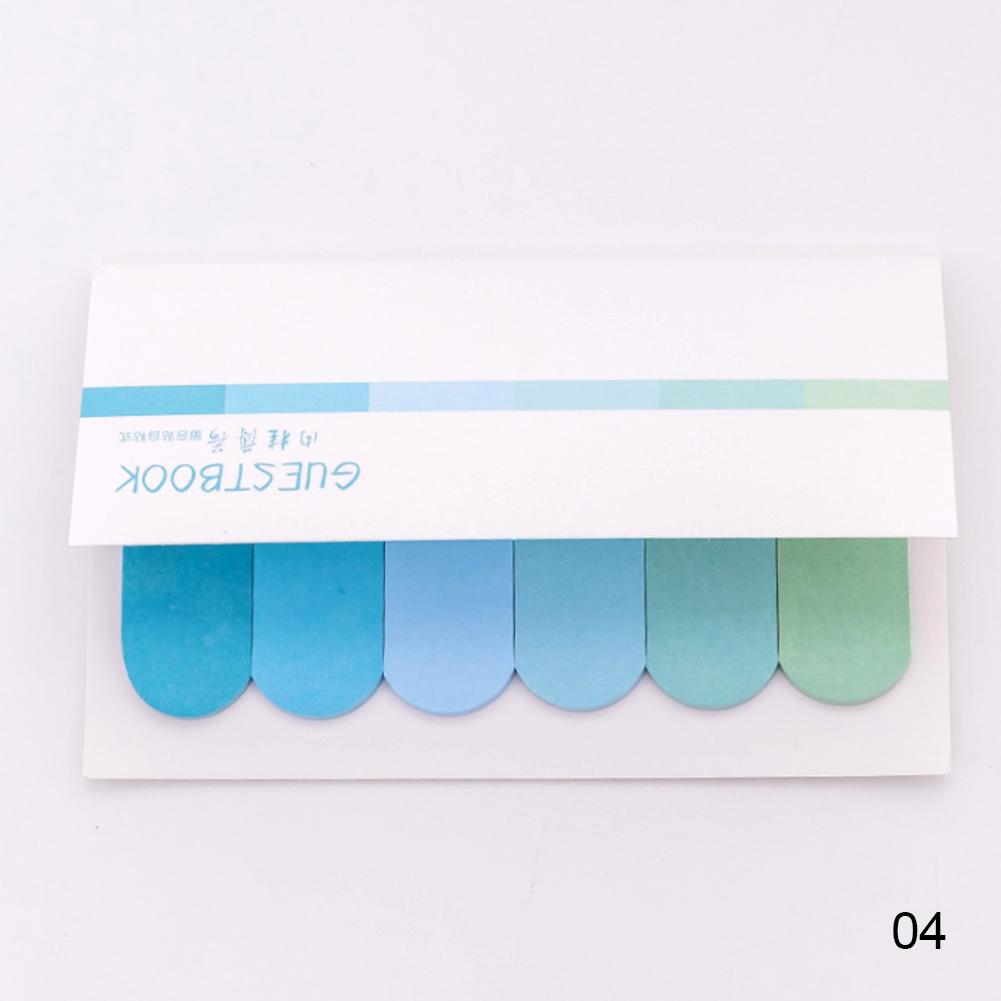 (Tk) 120 Lembar / Pak Sticky Note / Memo Pad Warna Gradasi Gaya Jepang Untuk Sekolah