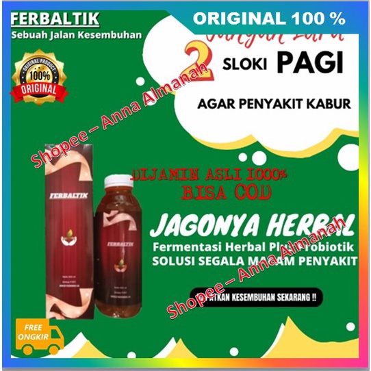 

PROMO! Ramuan Herbal Ferbaltik Mengatasi Berbagai Penyakit Ampuh Mujarab 100% ASLI ORIGINAL