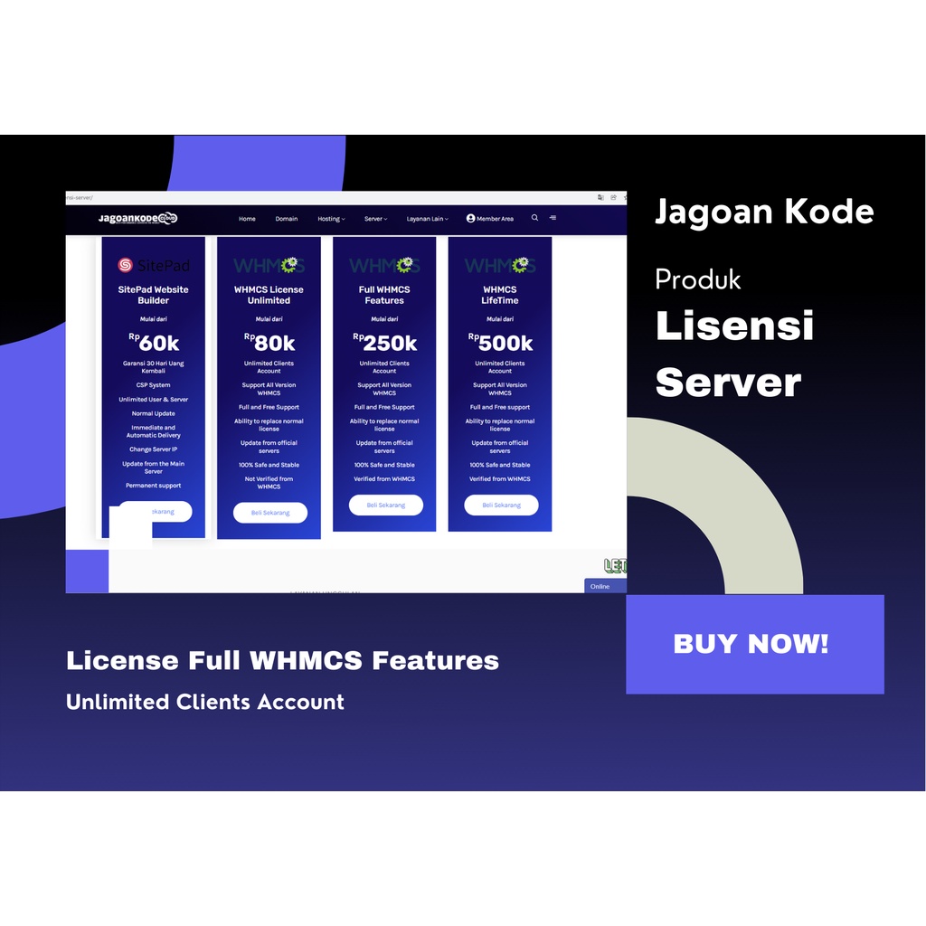 Lisensi Full WHMCS Features Verified