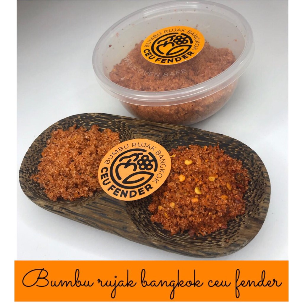 

Sambal Sambel Bumbu Rujak Bangkok Ceu Fender Kemasan Cup