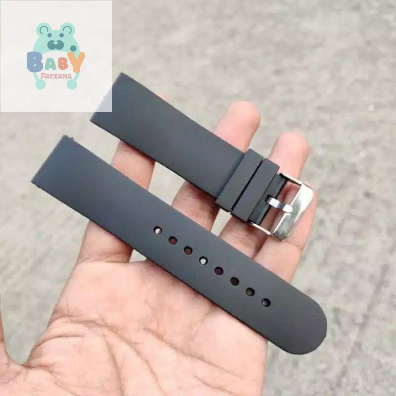 STRAP TALI JAM U-BOAT UBOAT TALI JAM TANGAN U BOAT U-BOAT 24MM HITAM