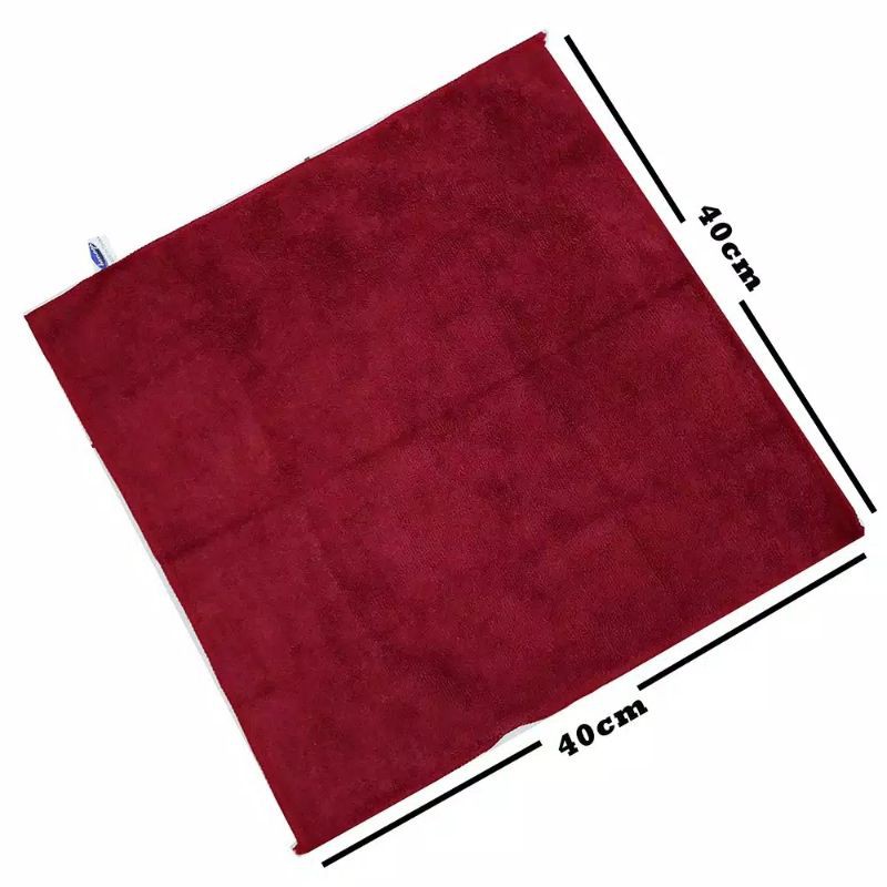 Honaga kain lap microfiber lembut anti lecet uk (40x40)cm