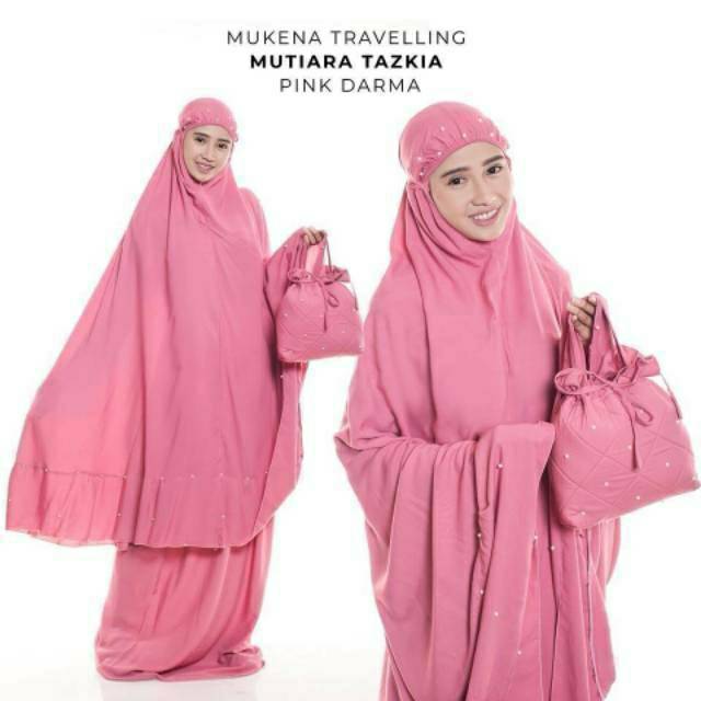 MUKENA BALI DEWASA MUTIARA TAZKIA | MUKENA KATUN RAYON POLOS | MUKENA TRAVELLING