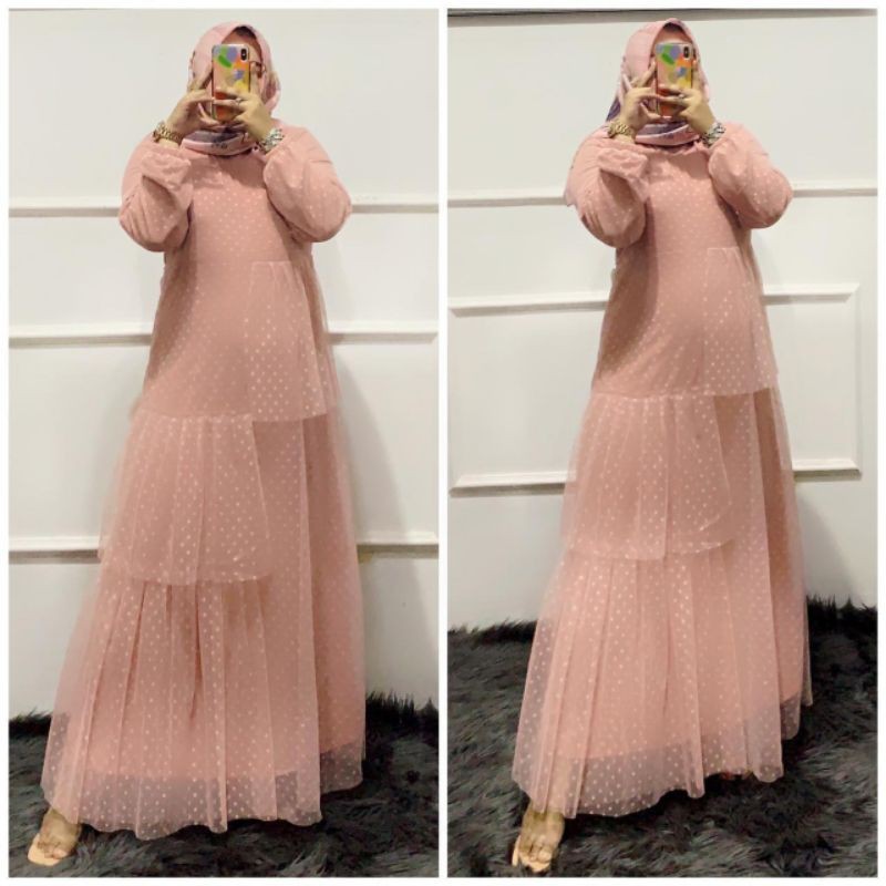 Dress Gamis Dusty Rania by RAN 88 Original
