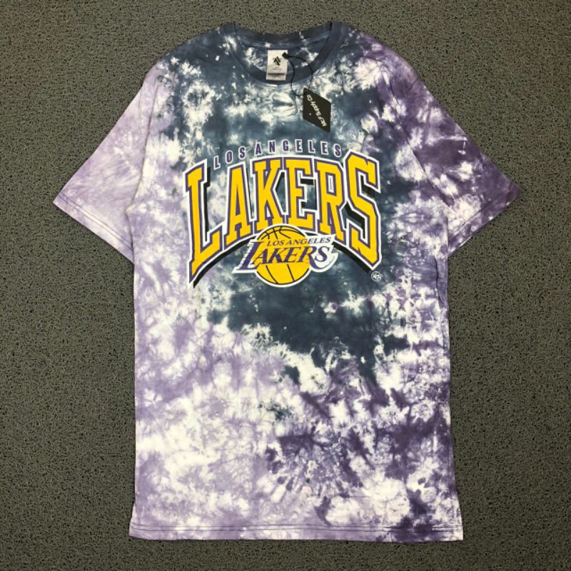 KAOS TSHIRT MCF SUPPLY CO LAKERS LOS ANGELES NBA LOGO BASKET BALL TEE