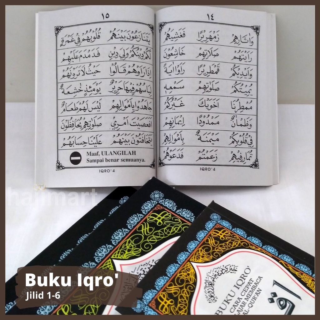 BUKU IQRO KECIL / BUKU IQRO BESAR / IQRO JILID 1 -6