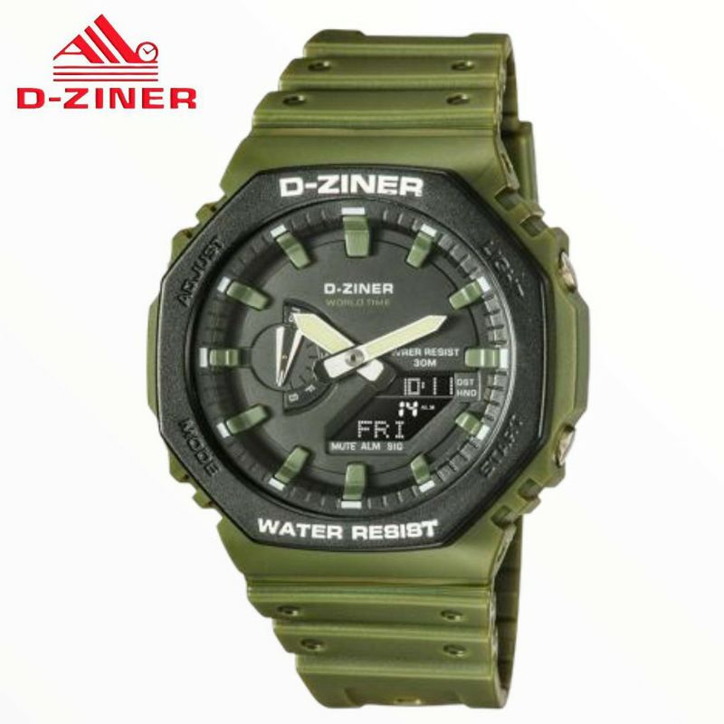 Jam Tangan DZINER 2100 Water Resistant Terlaris Pria Kasual