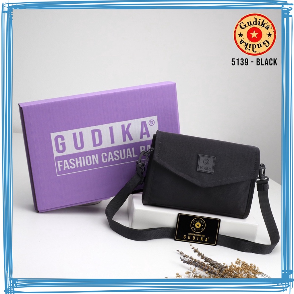 BIG SALE Tas Selempang Wanita Gudika 5139 Anti Air Kekinian Terbaru Import Korea Original Terlaris - Tas Wanita Waterproof Slempang Cewek Simple Classic High Quality