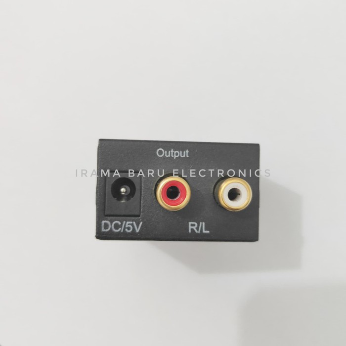 Converter Optic Digital to RCA analog audio paket lengkap kabel optic dan kabel rca 2-2