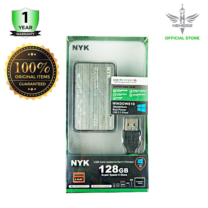 Card Reader NYK V2-08 / C2-08 (micro/ms/XD/SD/CF) Original