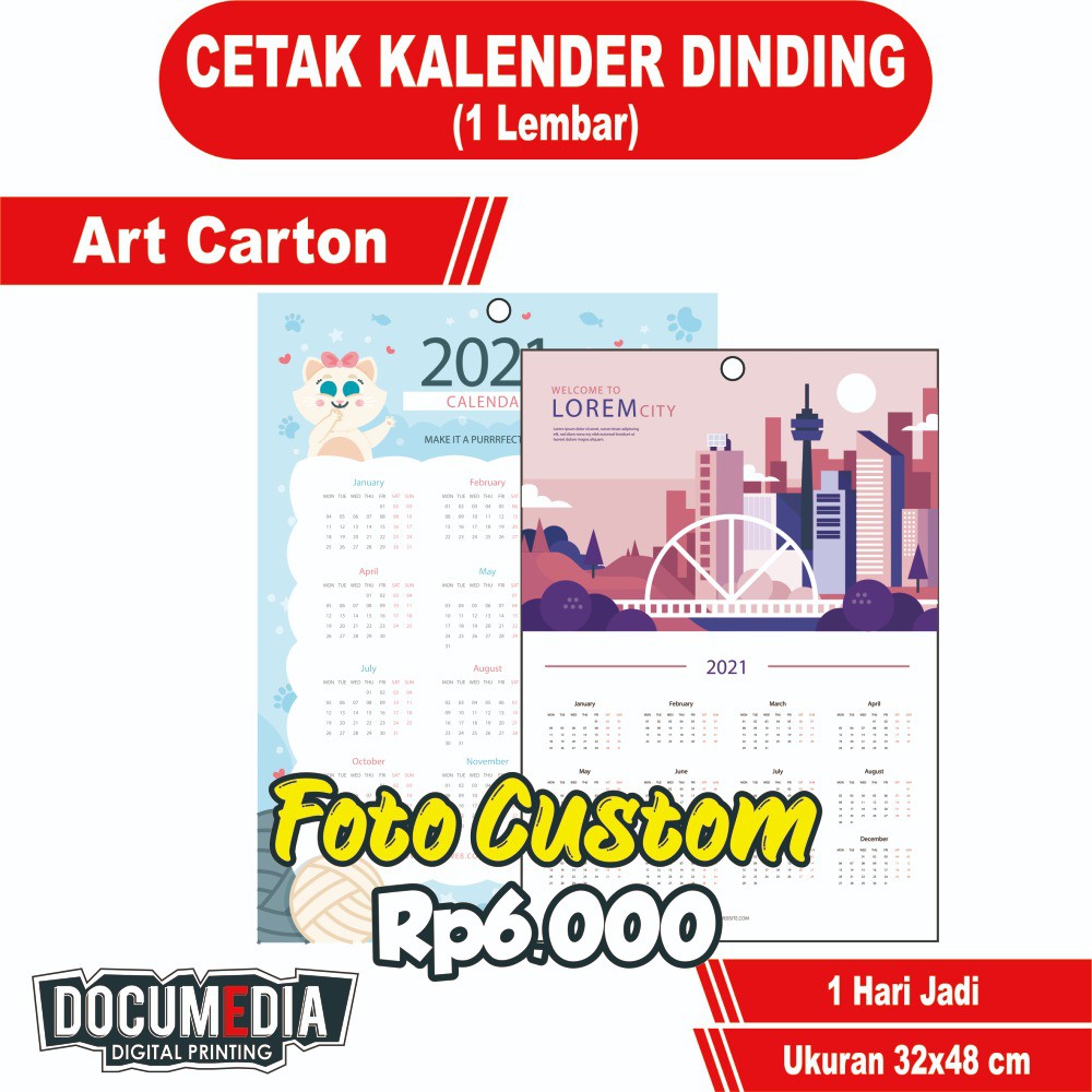 Jual CETAK KALENDER DINDING / MEJA | Shopee Indonesia