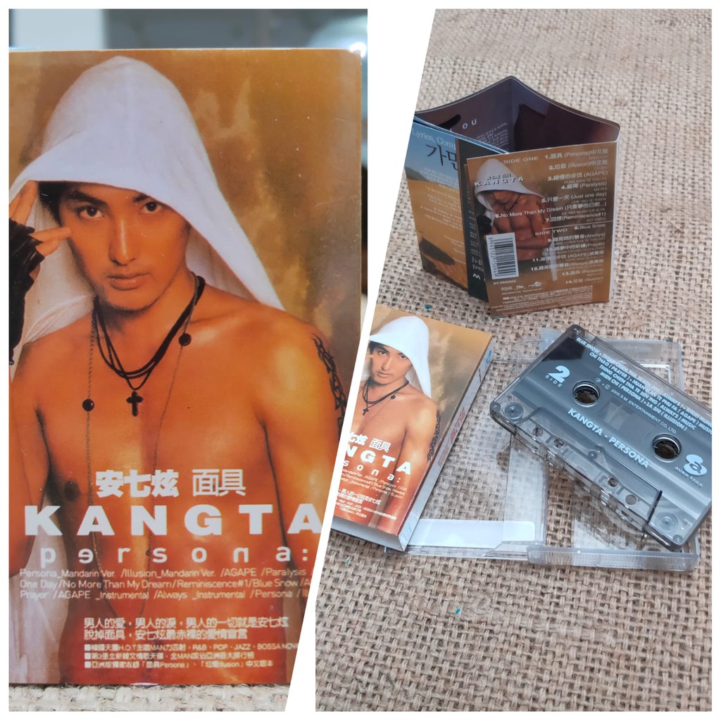 Kaset Pita Koleksi Wilber Pan Chinese Singer, Kangta HOT Korean Singer