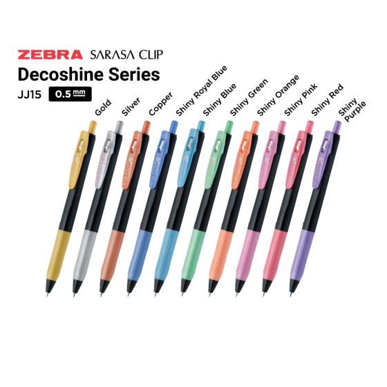 

BOLPEN ZEBRA SARASA CLIP 0.5 DECOSHINE