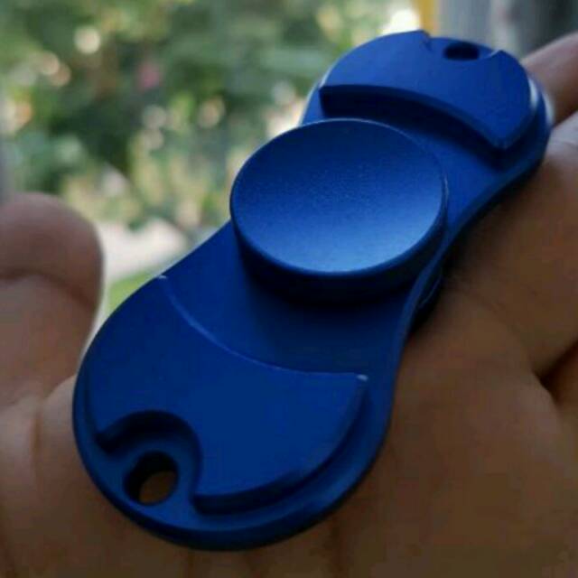 Fidget Spinner Metalic HandSpinner Fidget Toys BIRU