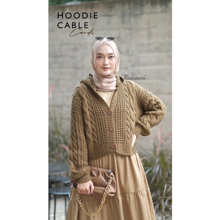 Hoodie Cable Cardi by madanara