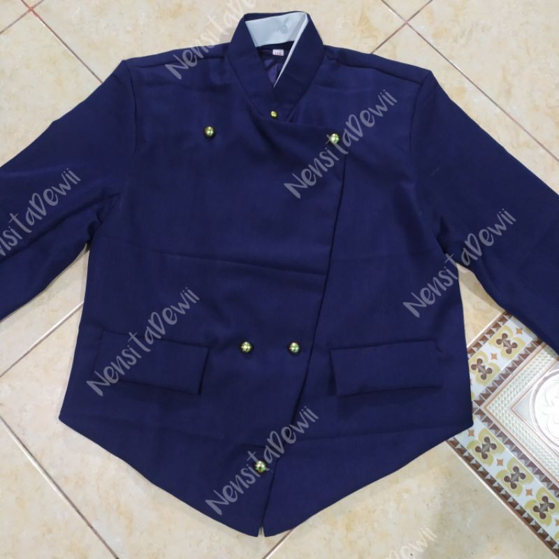 Beskap Solo / Warna Navy (Biru Dongker)