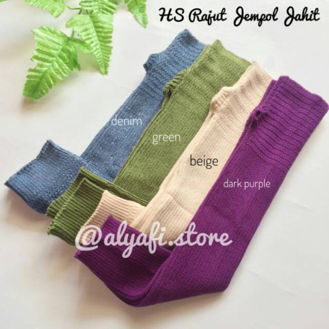 Handsock Rajut Premium Jempol Jahit