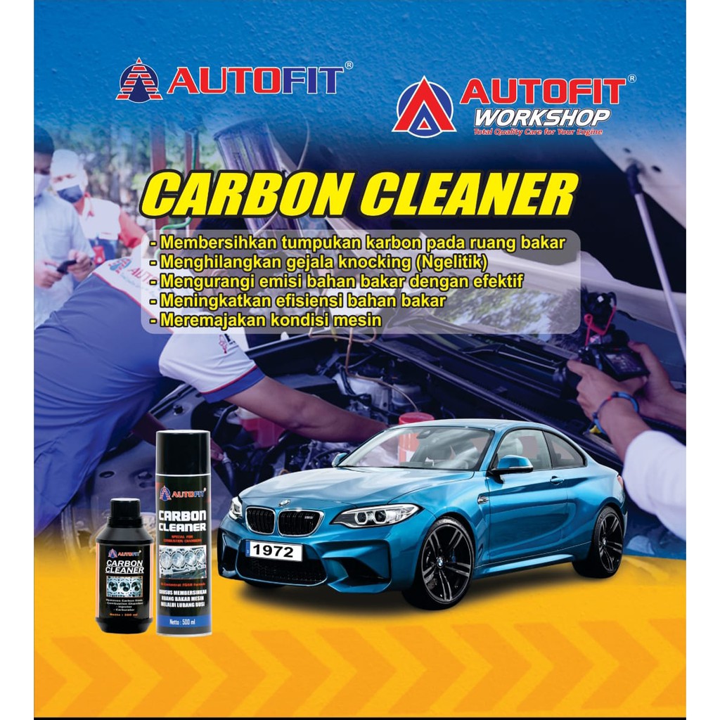 AUTOFIT Carbon Cleaner 300ml Pembersih Kerak Karbon Ruang Bakar Mesin