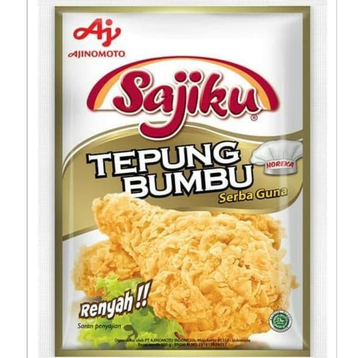 

NEW Tepung Bumbu Serbaguna Crispy Sajiku Ajinomoto 900gr