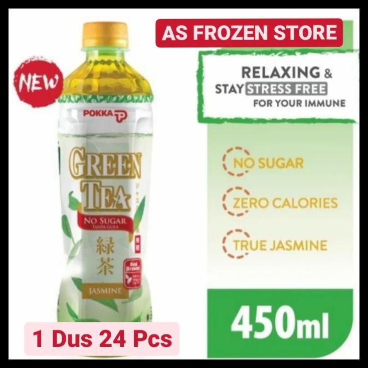 

Pokka Green Tea Jasmine No Sugar 450Ml 1 Dus 24 Pcs