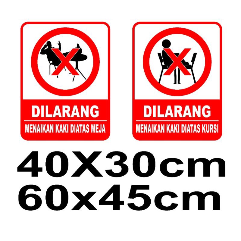 

STIKER DILARANG NAIKAN KAKI
