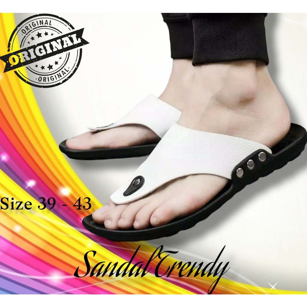 COD/Bayar ditempat - sandal finetic trez berbagai warna, sandal pria, sandal japit laki laki , sandal distro, sandal terbaru, sandal pria kulit, sandal pria dewasa, sandal kekinian original  real pict by mix max store