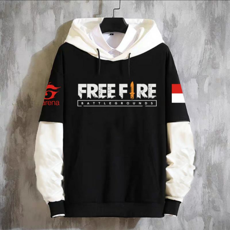 COD//DS//SWEATER HODDIE FREEFIRE (M-L)