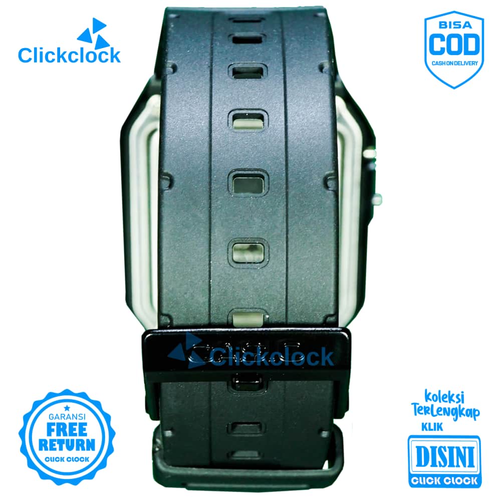 Jam Tangan Digital Pria Formal Karet Hari Tanggal,Timer Casio CA-53W-1Z Fashion Original