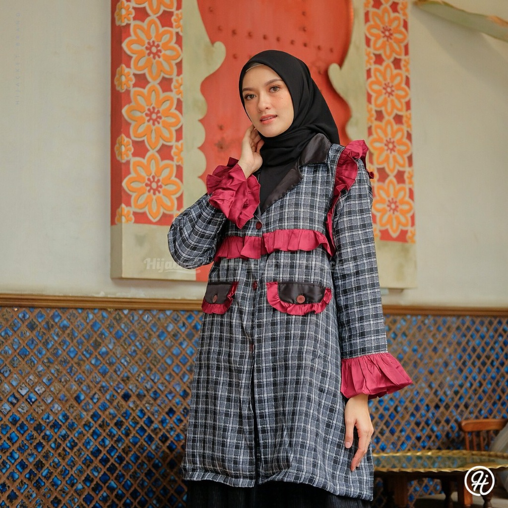 HIJACKET - Jaket Hijaber GAMILA | Jaket Wanita Panjang | Outerwear For Hijaber