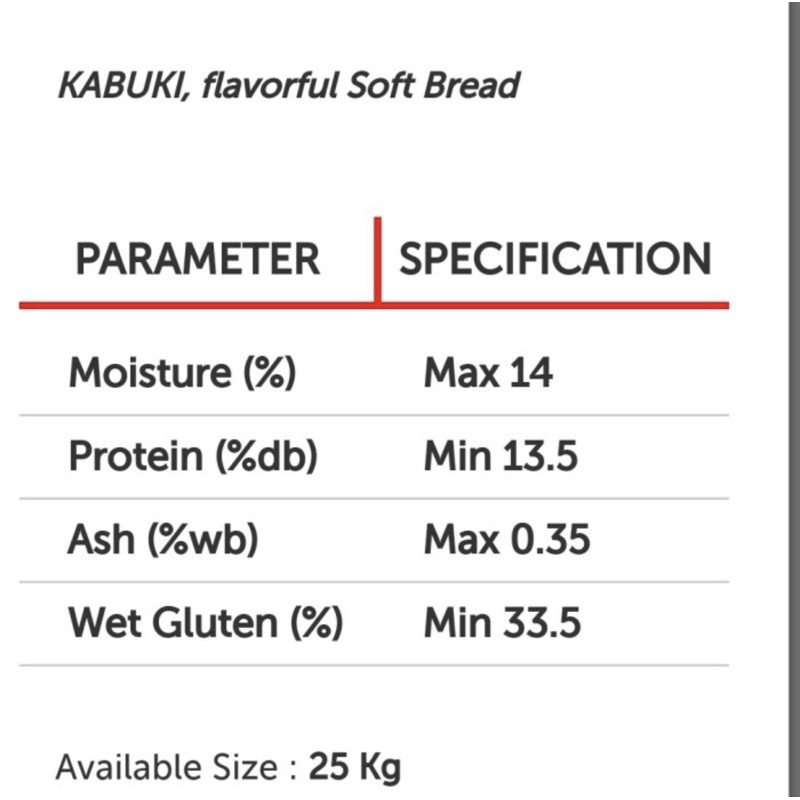 1 KG Gold Kabuki / Tepung Kabuki GOLD 1 KG / Tepung Roti Premium