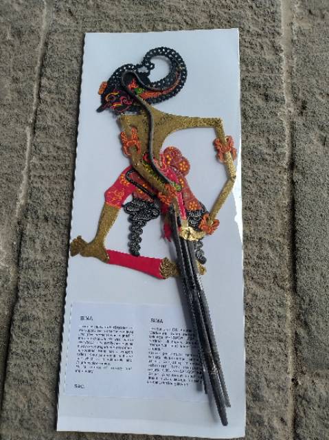 (BISA COD) WAYANG KULIT BIMA WERKUDARA MINI CAPERAN SUPER HALUS HARGA PER PCS KUALITAS SUPER