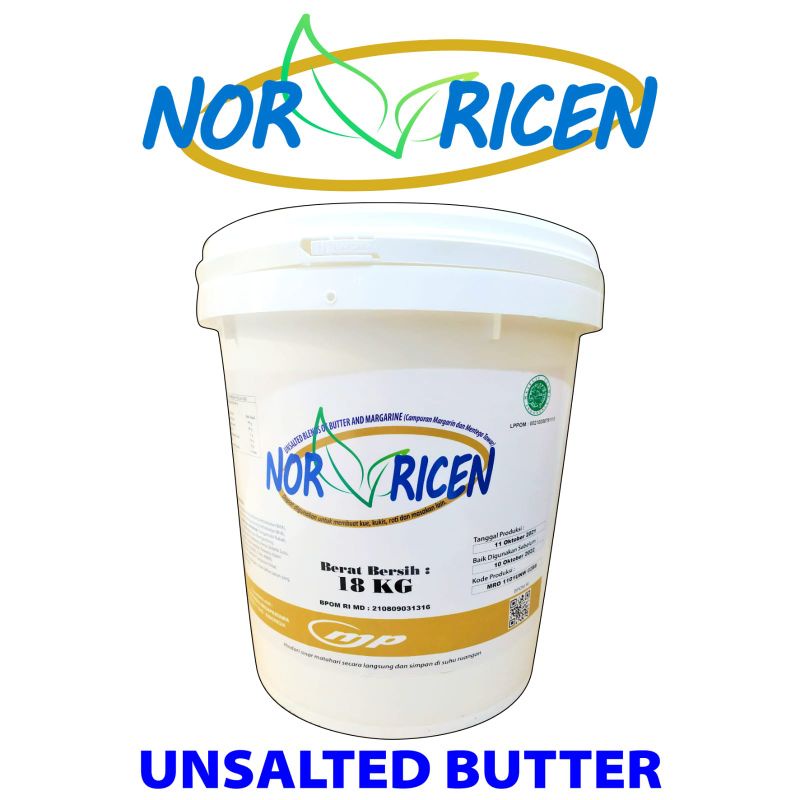 

Unsalted Butter Novricen Silver 6x2Kg dan 18Kg