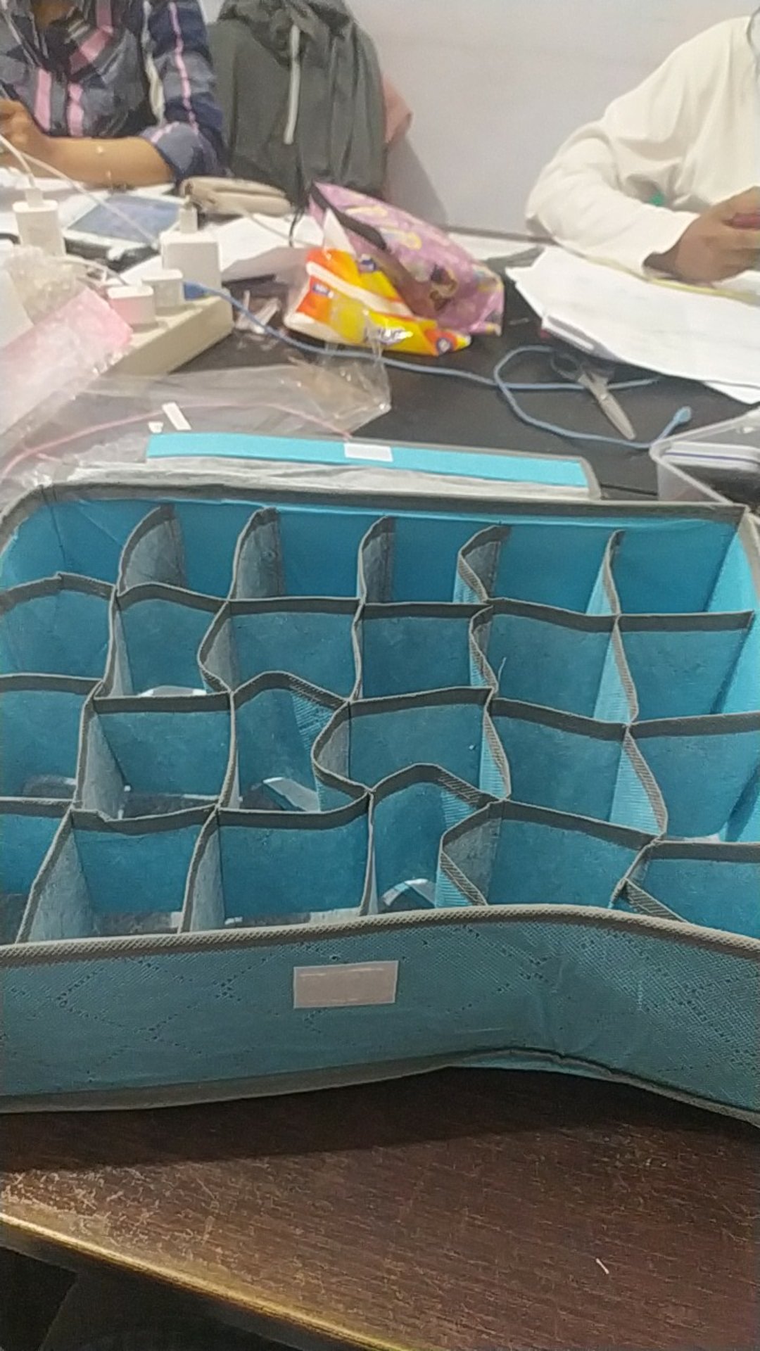 [300gr] Underwear Storage 24 Grid Lobang Box Kotak