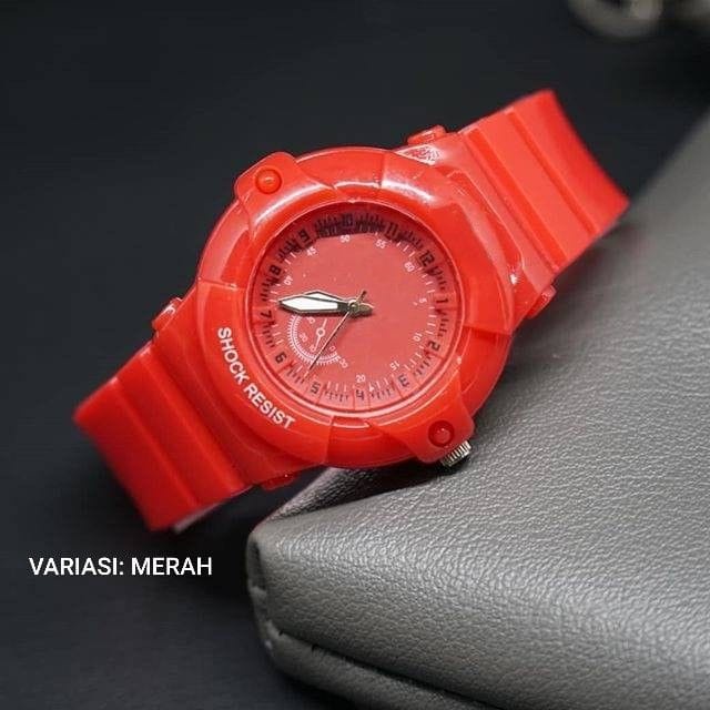 BAJ JAM TANGAN RUBBER SPORT QUARTZ ANALOG BABY-G GROSIR PRIA WANITA GK020