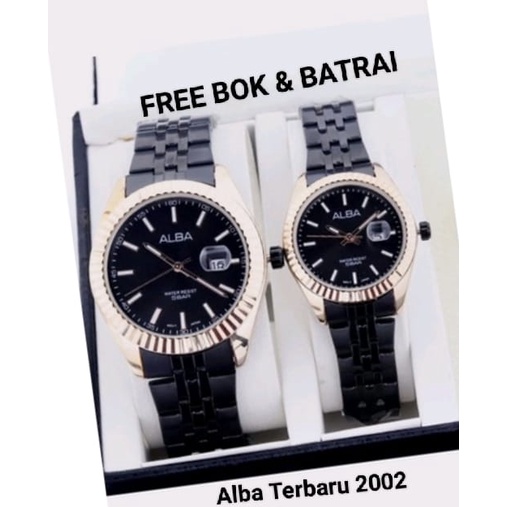 TURUN HARGA!!! Jam Tangan Couple  ALBA Tahan Air | Jam Tangan Pria Wanita Rantai Terbaru | Terlaris | Termurah