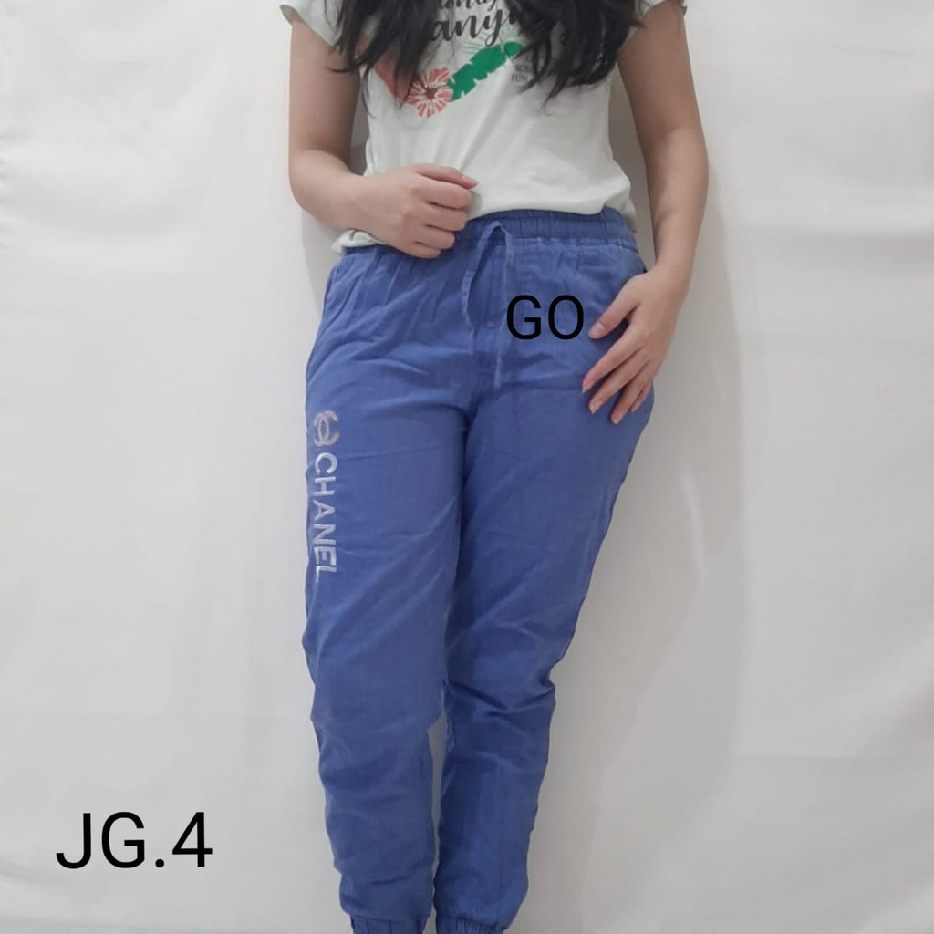 BB. ADN CELANA JOGER SOFT JEANS Celana Cewek