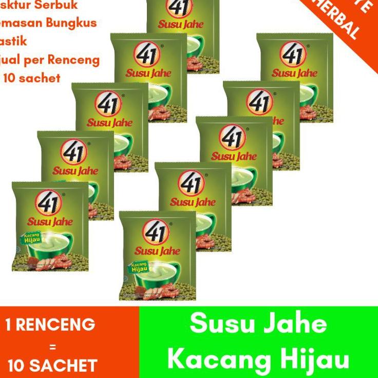 

Ready Stok Susu Jahe 41 rasa Kacang Hijau terbaik