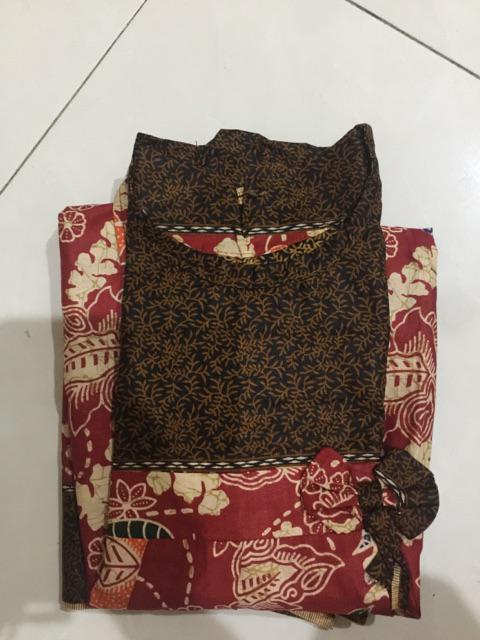 Dres Batik Anak 6-8 Tahun Size Xl