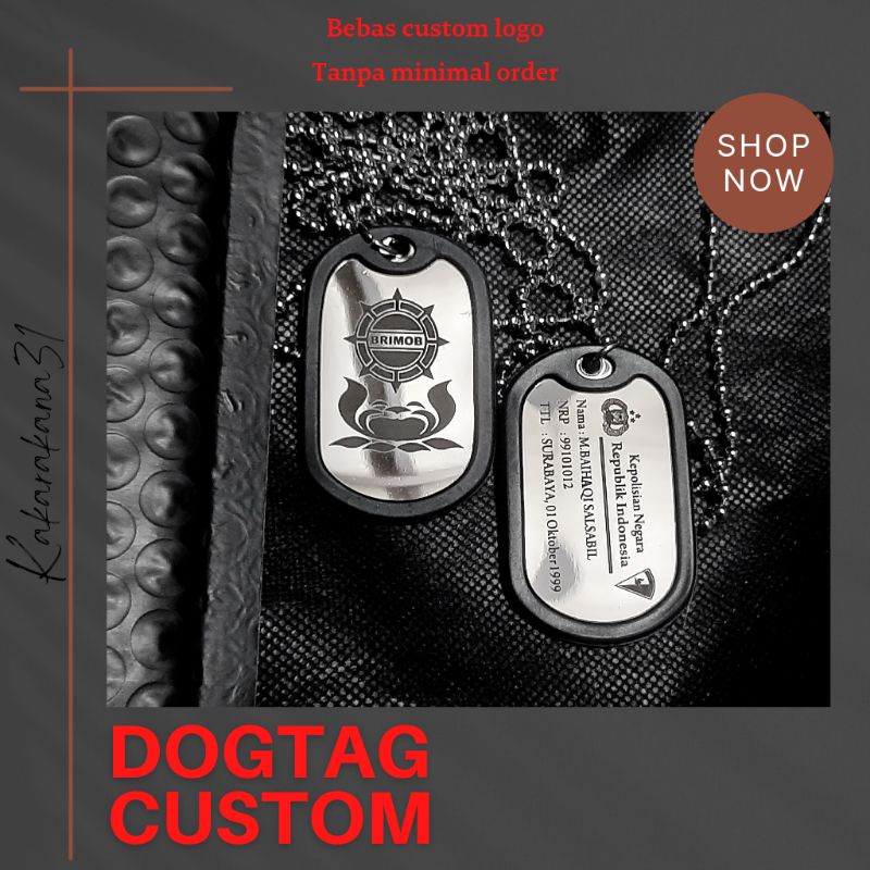 Kalung DogTag Custom