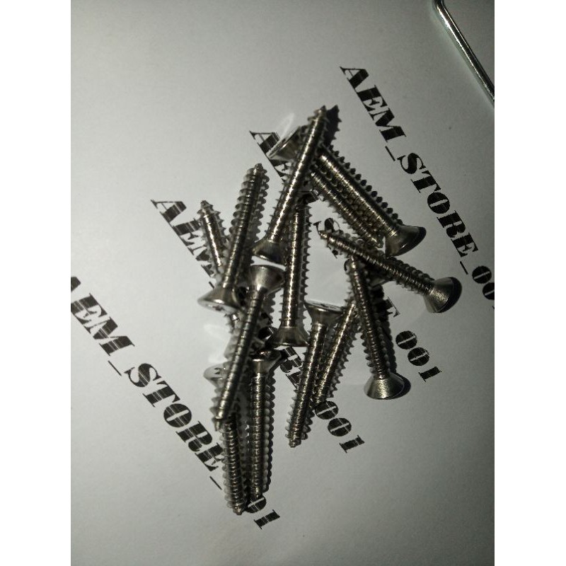 sekrup jf #10 x 1.1 /4 (4.8mm x 32mm) stainless 304