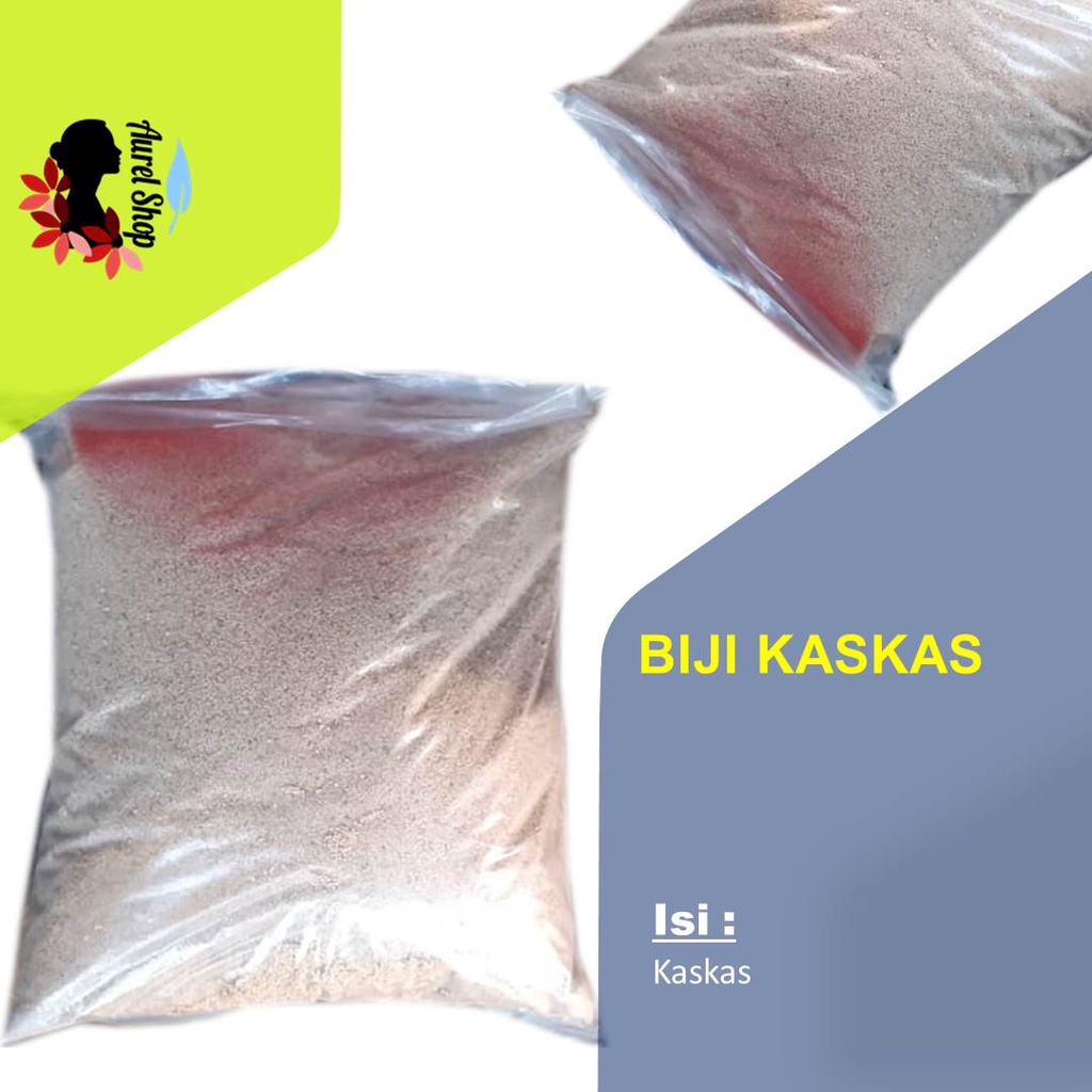 

Biji Kaskas Putih kemasan 100g, 250g, 500g, 1kg / Biji Poppy 1 kg/ poppy seeds